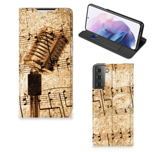 Samsung Galaxy S21 Plus Stand Case Bladmuziek