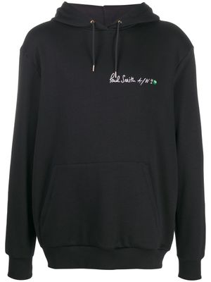 Paul Smith hoodie oversize à logo imprimé - Noir