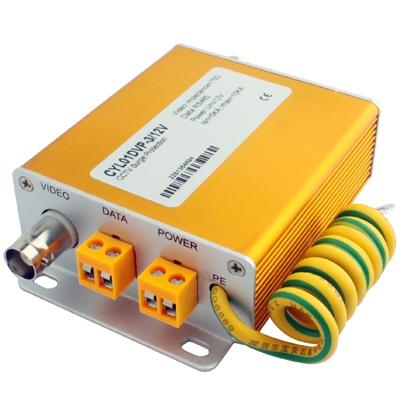 12V 3-in-1 Power Video signaal beveiliging Surge lightning arrester
