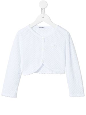 familiar cardigan en maille ajouré - Blanc