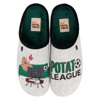 Hot Potatoes Pantoffels Buje 61059 Grijs-41 maat 41