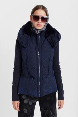 2-in-1 bodywarmer - BLUE - 44