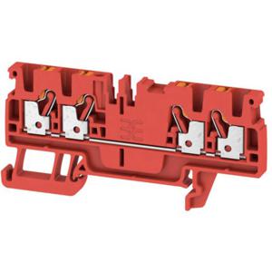 Weidmüller 1521710000 Doorgangsklem 5.1 mm Spanveer Rood 100 stuk(s)