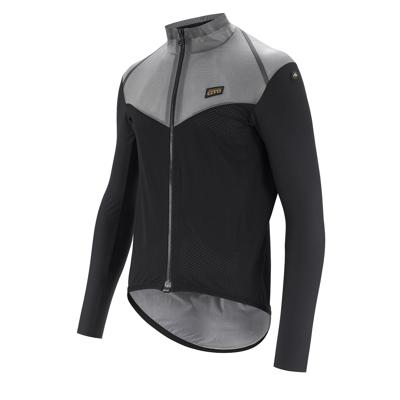 Assos Mille GTO fuchsroehre shell C2 regenjack zwart heren