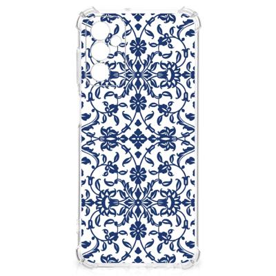 Samsung Galaxy M13 4G | M23 Case Flower Blue Samsung Galaxy M13 4G | M23 Case Flower Blue