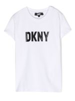 Dkny Kids t-shirt en coton à logo imprimé - Blanc