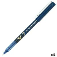 Boligrafo de tinta líquida Pilot V-7 Hi-Tecpoint Blauw 0,5 mm (12 Stuks)