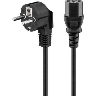 Eurostekker > C13 voedingskabel Kabel
