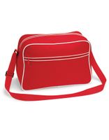 Atlantis BG14 Retro Shoulder Bag - Classic-Red/White - 40 x 28 x 18 cm