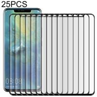 25 stuks 0.3 mm 9H oppervlaktehardheid 3D gebogen rand volledig scherm gehard glas film voor Huawei mate 20 Pro