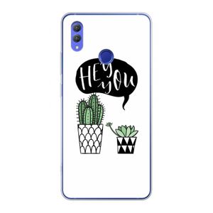 Hey you cactus: Honor Note 10 Transparant Hoesje