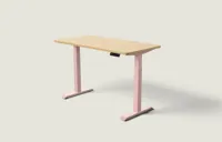Desktronic HomeOne bureau Zachtroze / Eiken / 140x70 cm
