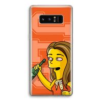 Jamie Lee Simpson: Samsung Galaxy Note 8 Transparant Hoesje