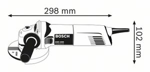 Bosch Professional GWS 1000 0601828800 Haakse slijper 125 mm 1000 W