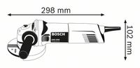 Bosch Blauw GWS 1000 Haakse slijpmachine | 125mm 1.000w  - 0601828800 - thumbnail