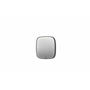 INK SP31 spiegel - 60x4x60cm contour in stalen kader incl dir LED - verwarming - color changing - dimbaar en schakelaar - mat zwart 8409810