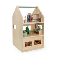 Trixie houten poppenhuis met accessoires