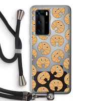 Croissant: Huawei P40 Pro Transparant Hoesje met koord