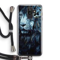 Darkness Lion: Samsung Galaxy J8 (2018) Transparant Hoesje met koord