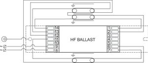 HF-Pi 3/4 14/24  - Electronic ballast 3...4x14...24W HF-Pi 3/4 14/24