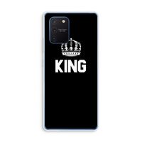 King zwart: Samsung Galaxy Note 10 Lite Transparant Hoesje