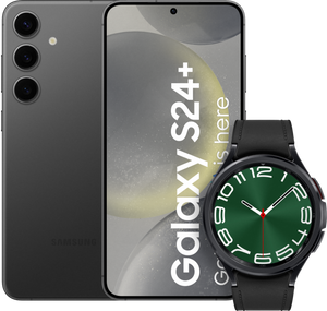 Samsung Galaxy S24 Plus 256GB Zwart 5G + Galaxy Watch 6 Classic Zwart 47mm