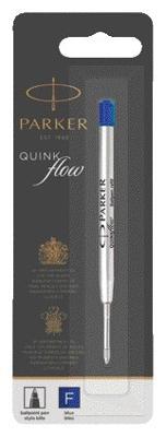 Balpenvulling parker quinkflow f blauw | 12 stuks