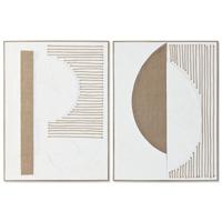 Schilderij Home ESPRIT Papier polyestyreen 92,5 x 4,5 x 122,5 cm