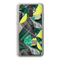 Fantasie jungle: Samsung Galaxy A8 (2018) Transparant Hoesje