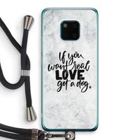 Partner in crime: Huawei Mate 20 Pro Transparant Hoesje met koord