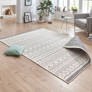 Buitenkleed Duo Viggo - 160x230cm - Creme Scandinavisch Vloerkleed - 123vloerkleed.nl is de online webshop voor vloerkleden en woonaccessoires.