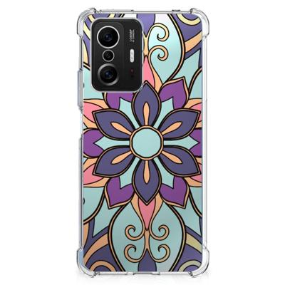 Xiaomi 11T | 11T Pro Case Purple Flower Xiaomi 11T | 11T Pro Case Purple Flower
