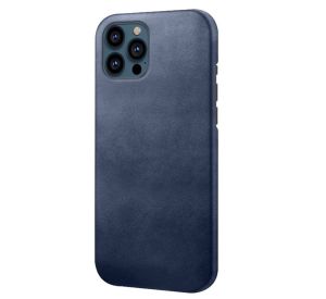 Casecentive Leren Back case iPhone 13 Pro blauw - 8720153794046