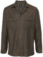 Boggi Milano surchemise en flanelle - Marron - thumbnail