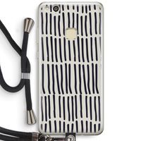 Moroccan stripes: Huawei Ascend P10 Lite Transparant Hoesje met koord