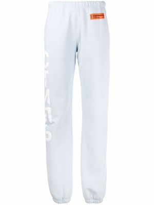 Heron Preston pantalon de jogging à logo СТИЛЬ - Bleu