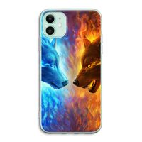 Fire & Ice: iPhone 11 Transparant Hoesje