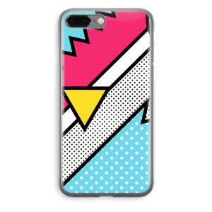 Pop Art #3: iPhone 8 Plus Transparant Hoesje