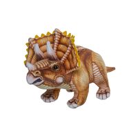 Pluche knuffel dinosaurus Triceratops van 30 cm