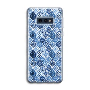 Blauw motief: Samsung Galaxy S10e Transparant Hoesje