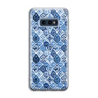 Blauw motief: Samsung Galaxy S10e Transparant Hoesje