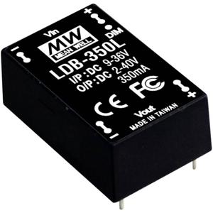 DC/DC-LED-driver Mean Well LDB-350L 350 mA 14 W 1 stuk(s)