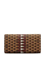 Bally Portemonnee met monogram-print - Bruin - thumbnail
