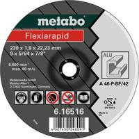 Metabo 616515000 Doorslijpschijf gebogen 180 mm 25 stuk(s) Aluminium, Non-ferrometaal, Koper, Messing, Brons