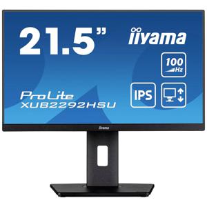 Iiyama ProLite XUB2292HSU-B6 LCD-monitor Energielabel E (A - G) 54.6 cm (21.5 inch) 1920 x 1080 Pixel 16:9 0.4 ms HDMI, DisplayPort, Hoofdtelefoon (3.5 mm