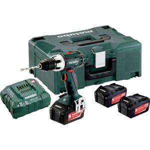 Metabo BS 18 LT SET 602102960 Accu-schroefboormachine 18 V 4.0 Ah Li-ion Incl. 3 accus, Incl. lader, Incl. koffer