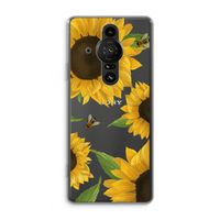 Sunflower and bees: Sony Xperia Pro-I Transparant Hoesje