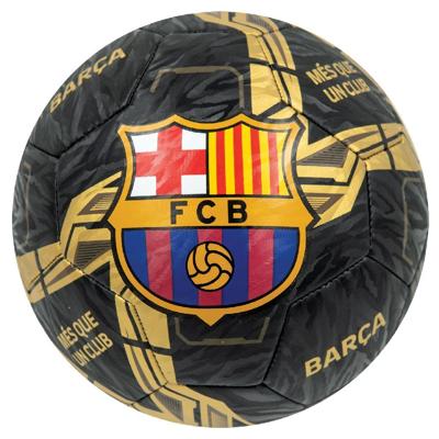 Overige Merken Voetbal fc barcelona lightning maat 5 zwart/goud