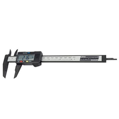 Brüder Mannesmann Digitale schuifmaat carbon 150 mm (Hobby) - 82520