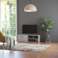 Tv-meubel 120x34x37 cm spaanplaat betongrijs - thumbnail